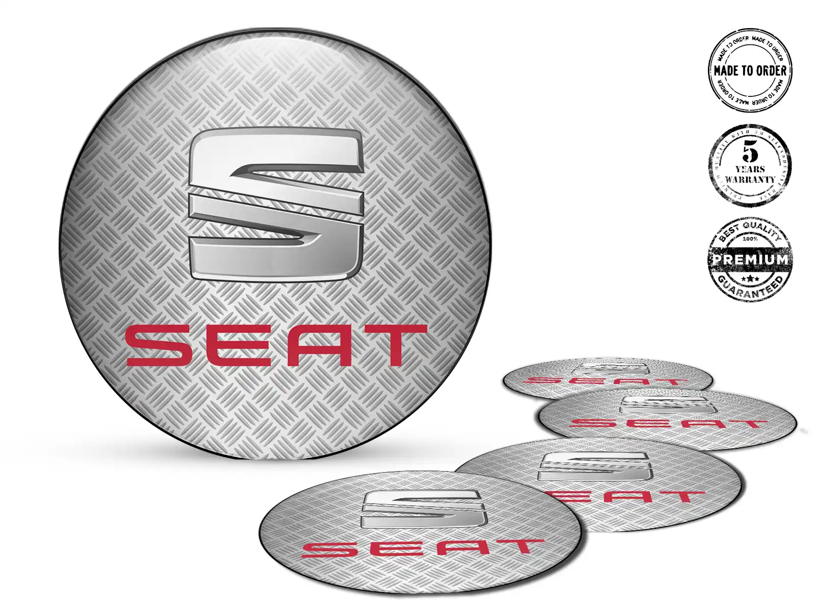 Seat Radplaketten Ausgabe Premium Autoembleme